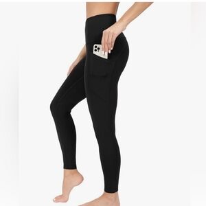90 Degree By Reflex Black Yoga Pants Size Small